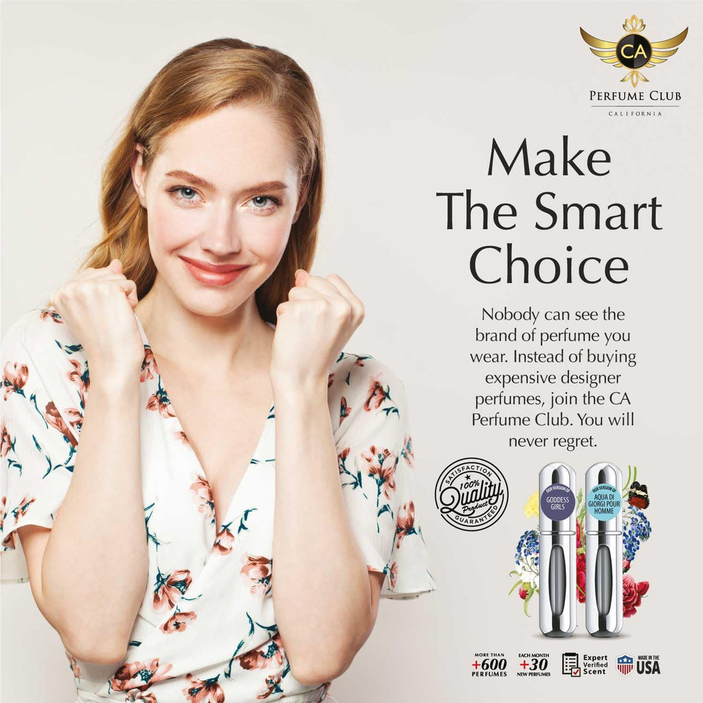 CA Perfume Impression of Happy Heart For Women Fragrance Eau de Parfum Spray Bottle 0.17 Fl Oz/5ml-X1