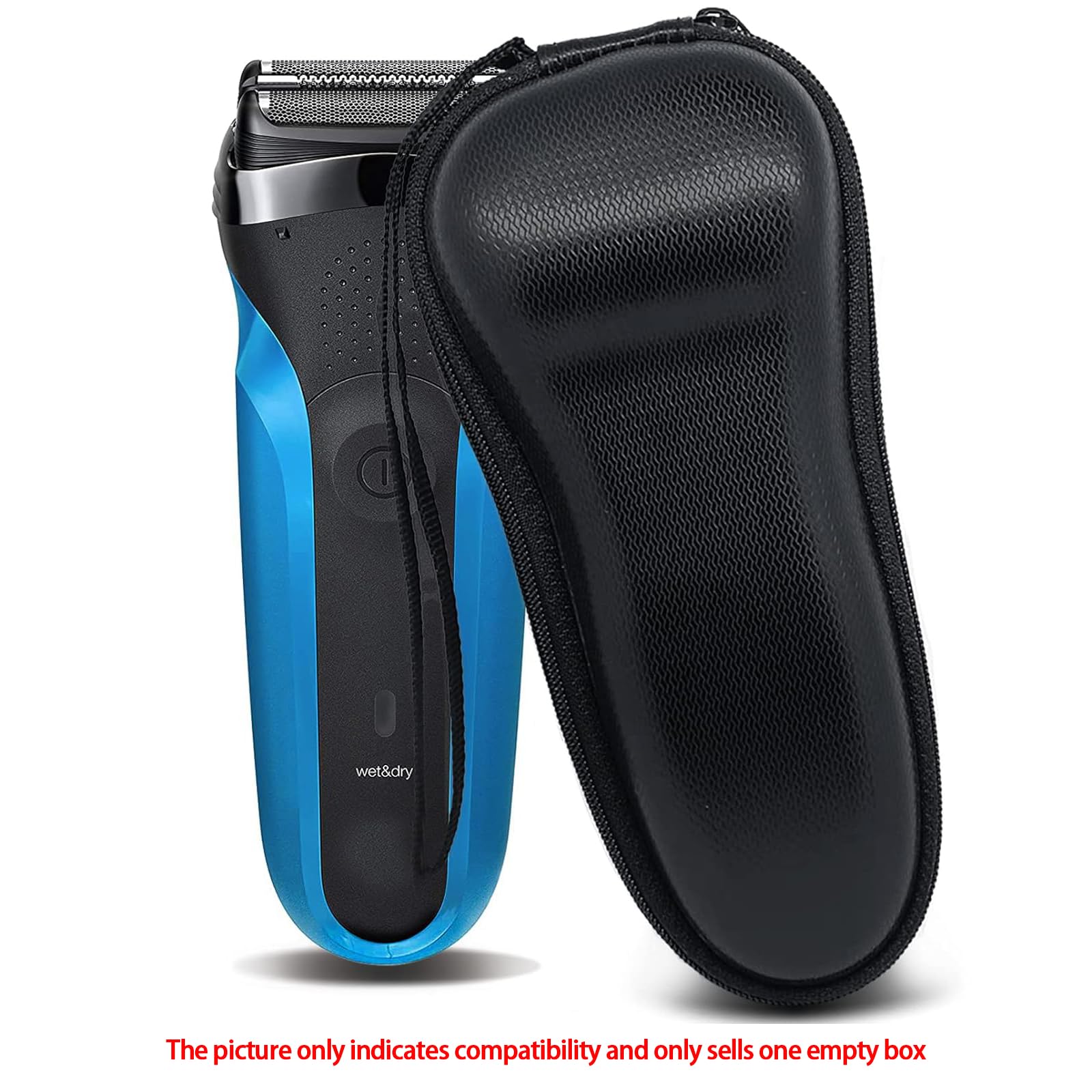 LinMei Hard Travel Case for Electric Shaver Series 3 3010s/ 3040s/ 310s/ 320s-4 & Series 5 5018s/ 5140s Ideal for Gym/Travel/Home (Only Case)