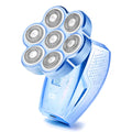 Electric Razors for Women Legs: 120min Long Time Use Rechargeable Body Shaver - Waterproof Wet Dry Hair Remover - Trimmer for Lady Face Public (Blue, M)