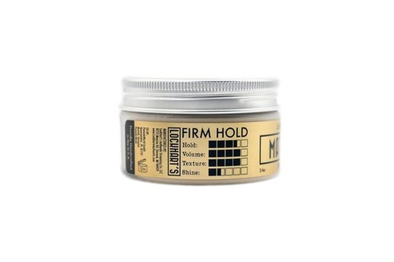 Lockhart’s Premium Matte Clay - Men's Hair Styling Paste for Natural Matte Finish - 3.4oz Textured Clay