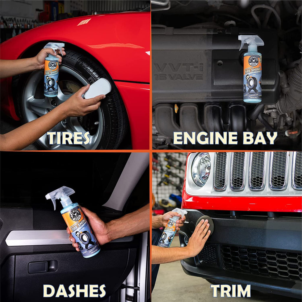 Chemical Guys Tire Kicker Extra Glossy Tire Shine Spray, 16 fl oz