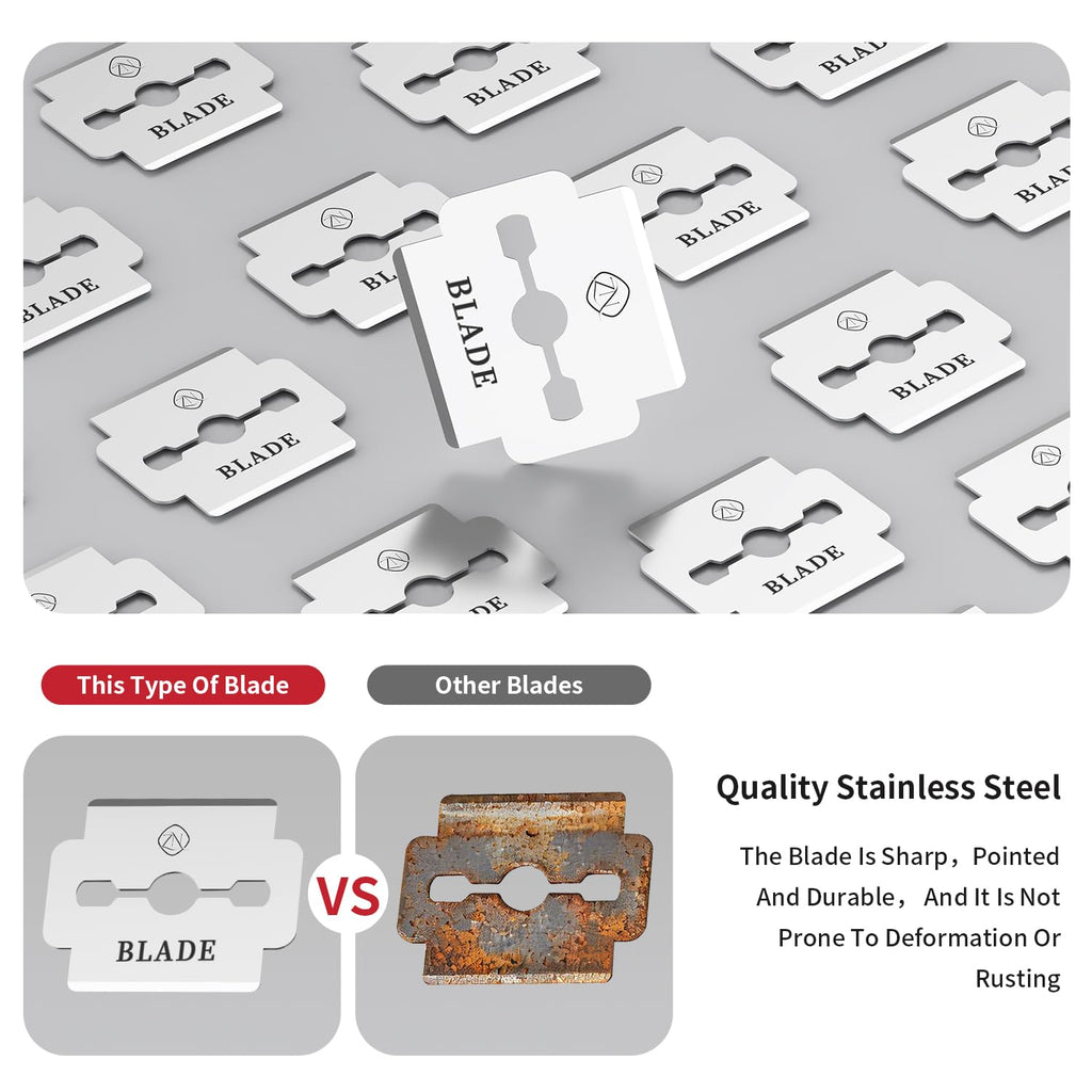 ZIZZON Callus Shaver Replacement Blades 100 Count