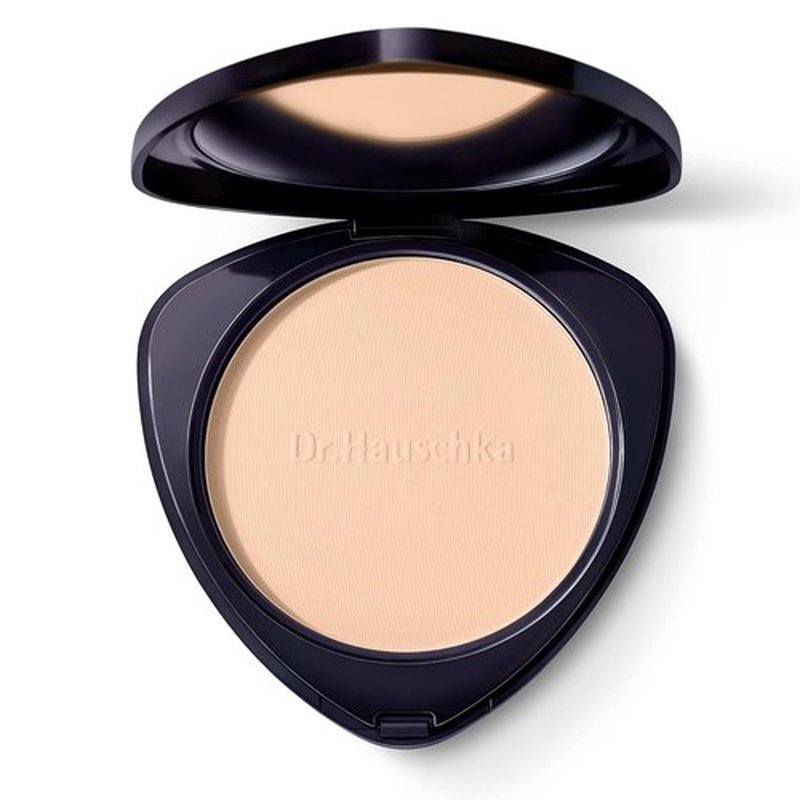 Dr. Hauschka Compact Powder - Translucent Mineral Formula for All Skin Tones | 0.28 oz Silky Finish