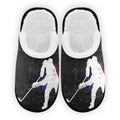 Umidedor Hockey Sport Slippers For Women Girls, Soft Memory Foam Non-Slip Indoor House Slippers Home Shoes for Bedroom Hotel Travel Spa