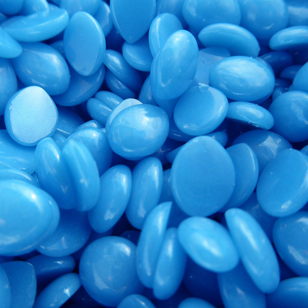 Waxness Neon Series Blue Hard Wax Beads Bulk 22 lb (10 kg) – Rosin-Free Stripless Hard Wax with Creamy Gel Texture and High Visibility, Salon Use – Made in Italy