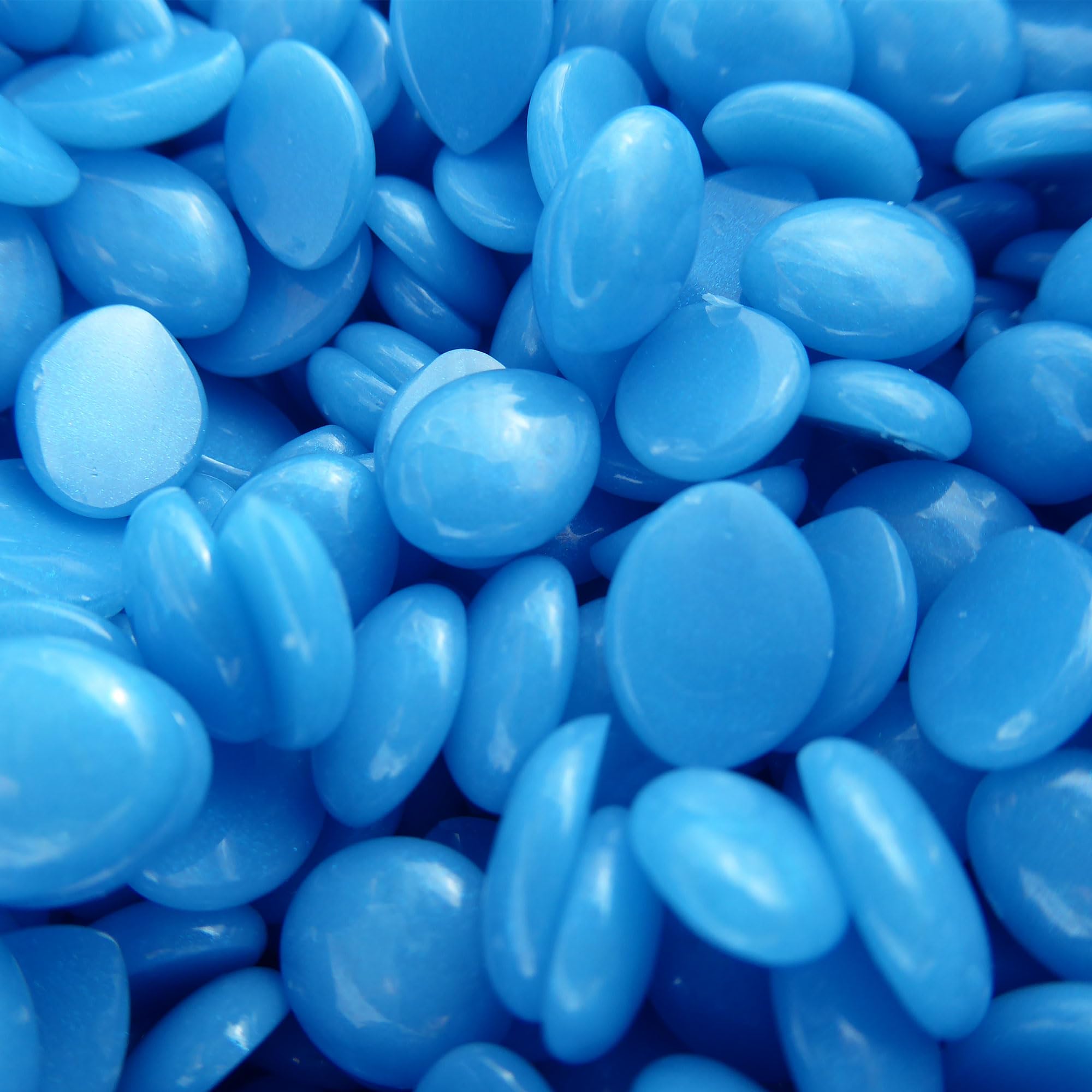 Waxness Neon Series Blue Hard Wax Beads Bulk 22 lb (10 kg) – Rosin-Free Stripless Hard Wax with Creamy Gel Texture and High Visibility, Salon Use – Made in Italy