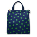 kate spade new york Portable Soft Cooler Lunch Bag, Thermal Tote with Insulated Interior Lining and Storage Pocket, Lunch Tote for Women, Sonnet Dot