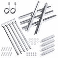 Grill Replacement Parts for Charbroil Performance 5 Burner 463448021 463450022 463451022, 4 Burner 463365021 463352521, Charbroil Grill Parts Include Heat Plate,Burner, Igniter,Crossover Tube