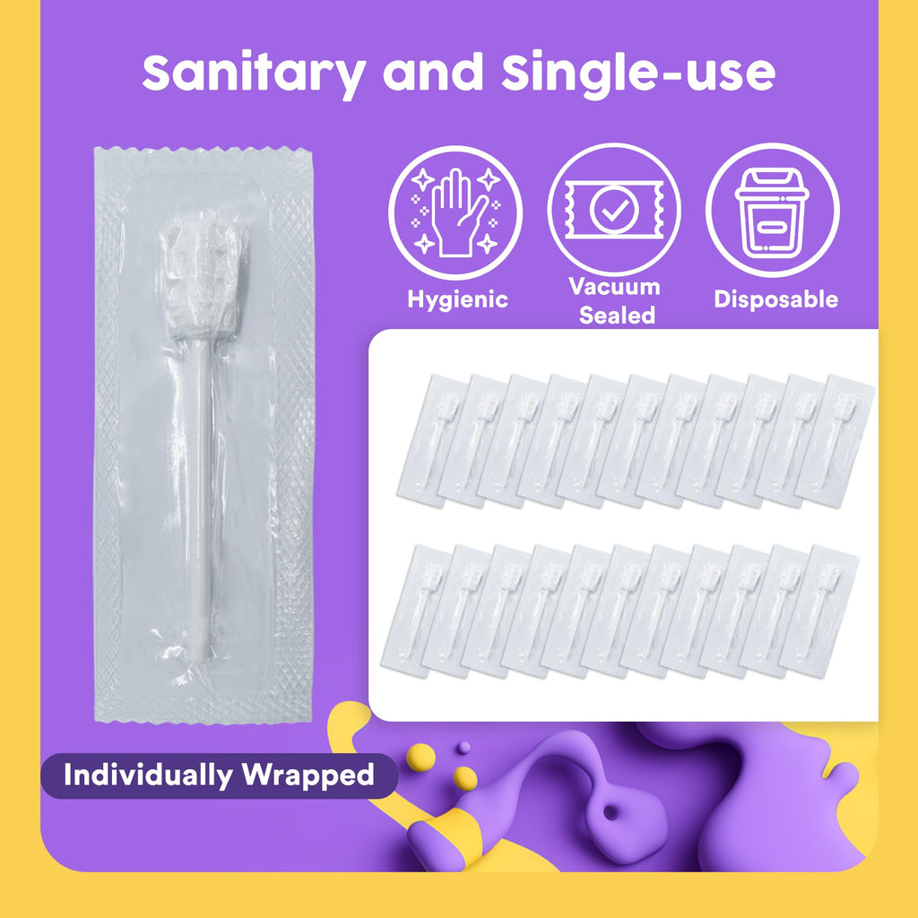 Trueocity Baby Tongue Cleaner Newborn – Soft Oral Cleaner for Infants, Gum & Mouth Cleaning for 0-3 Month Babies, Easy to Use and Safe for Daily Hygiene – Best Value Pack of 55 Units