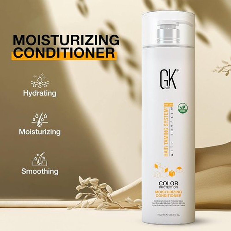 GK HAIR Moisturizing Conditioner - Intense Hydration & Frizz Control for Colored Hair | 33.8 OZ