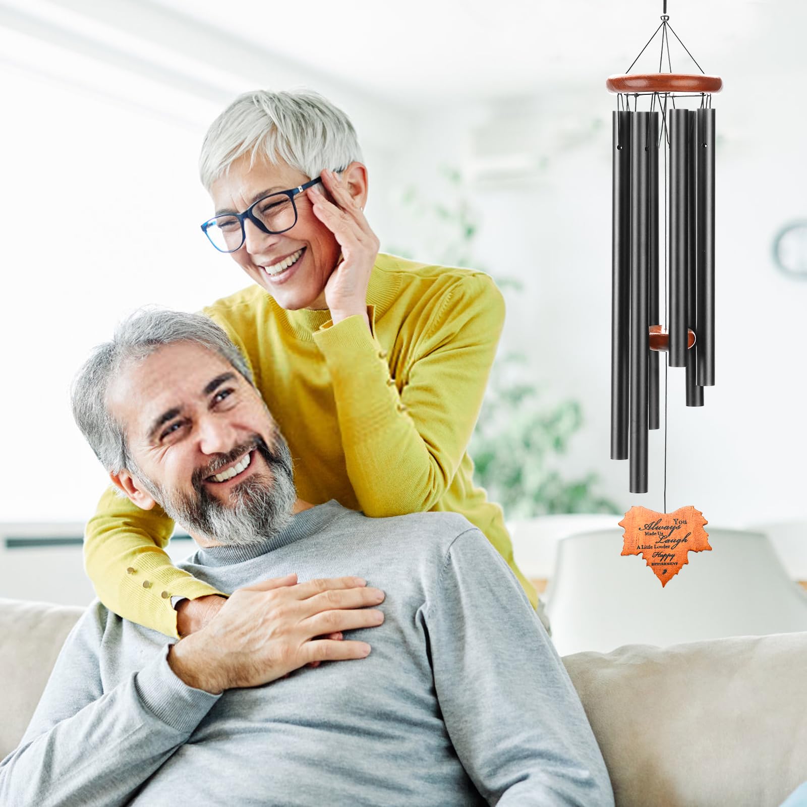 Retirement Gifts for Men 2025, Funny & Cool Happy Retirement Gift for Friends, Coworker, Dad, Grandpa,Retirees,Boss, Best Retired Gifts Basket for Him Include Mugs Wind Chimes,Socks,Candle,Resin Pen