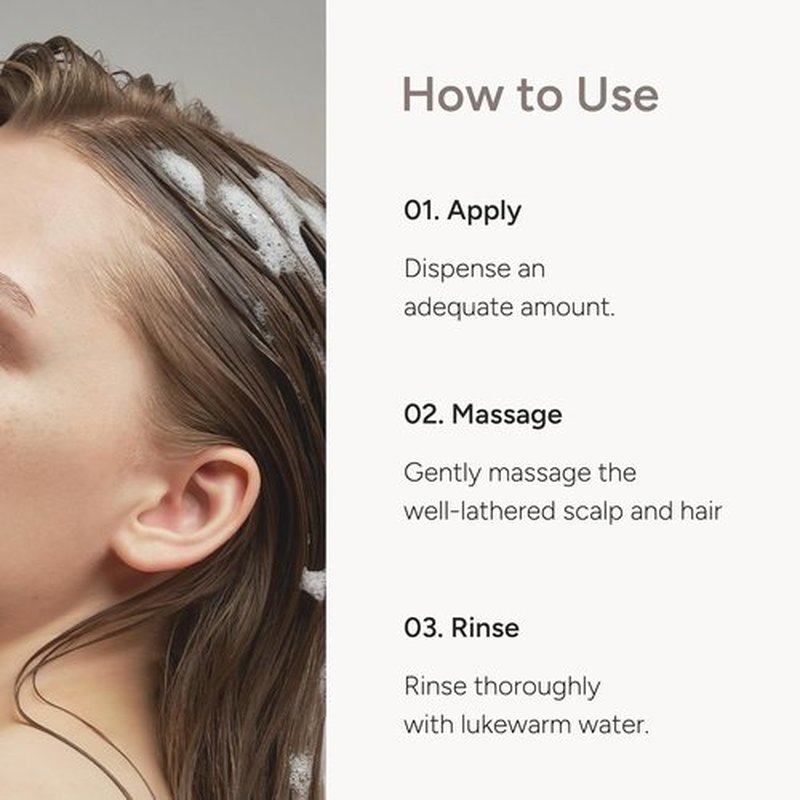 Hinoki Bloom Korean Rice Water Shampoo - Volumizing & Scalp Nourishing with Protein Complex & Biotin - 500ml / 16.90 fl oz