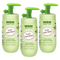 WBM Care Baby Natural Liquid Hand Soap 6.8 oz (Pack of 3) | Gentle Hand Wash with Honey, Wheatgerm & Organic Olive Oil | Moisturizing, Non-Toxic, Safe for Sensitive Skin