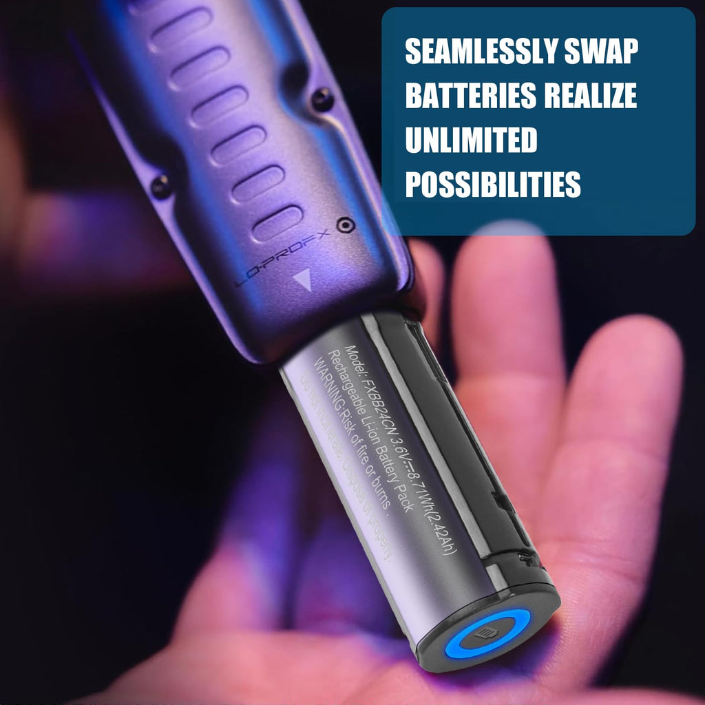 Sicimly for BaBylissPRO FXONE Battery Replacement,FXBB24 Compatible with FXONE LO-PROFX Shaving Tool, Interchangeable Lithium-ion Battery Packs.Fits Original Charger(1PCS)