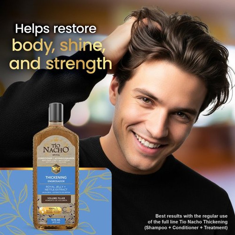 Tio Nacho Thickening Conditioner - Volumizing Formula with Royal Jelly & Natural Extracts | 14 Fl Oz
