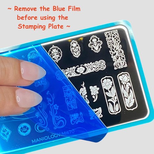 Maniology Bee Nail Stamping Plate | Sweet Honeybees, Honey Beehive Patterns — Trendy & Versatile Designs, Easy DIY Manicure, Reusable, Rectangular Stainless Steel Nail Art Template