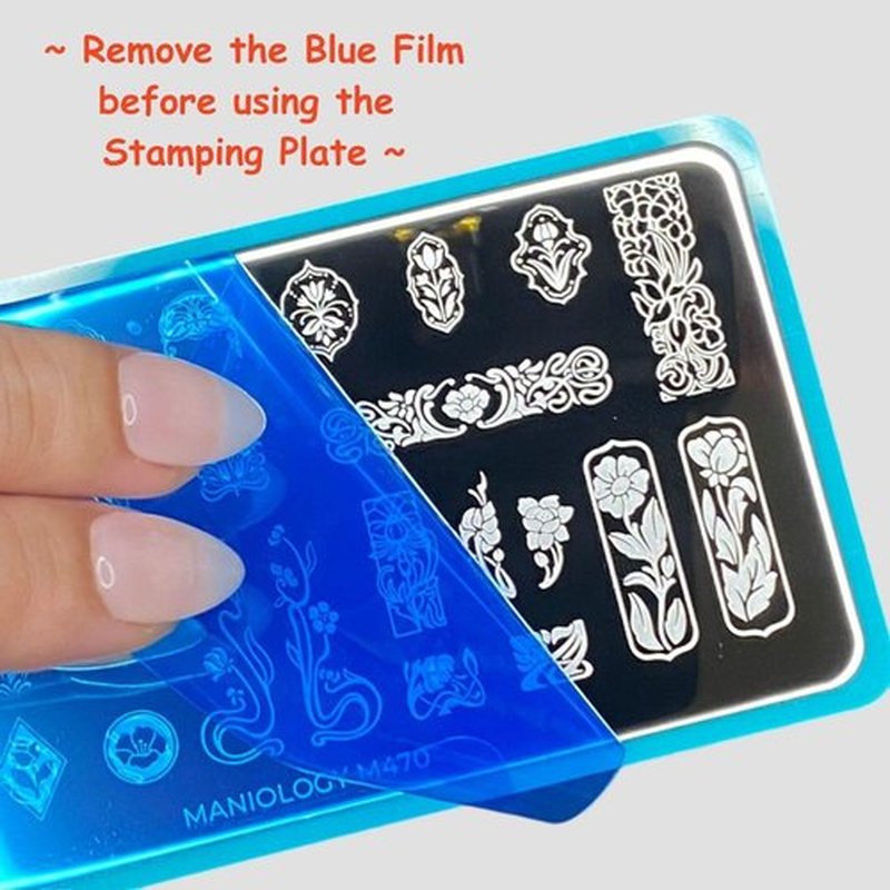 Maniology Puppy Love CYO Design Contest Nail Stamping Plate | Dog Lover Manicure Designs, Canine Dog-Theme Nail Art DIY Patterns - Reusable, Rectangular, Stainless Steel Nail Art Template