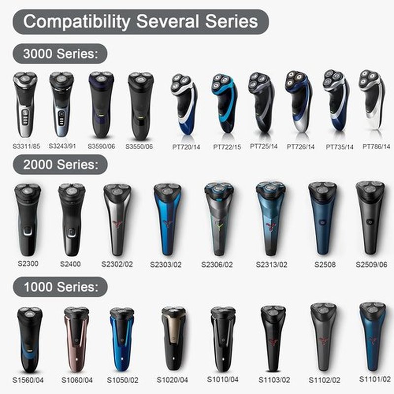 Philips Norelco SH30 Replacement Shaver Heads - Compatible with Series 3000, 2000, 1000 | 3-Piece Pack