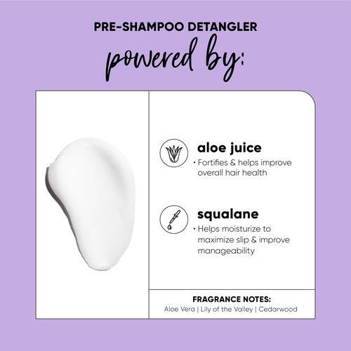 HASK Mega Slip Pre-Shampoo Detangler with Aloe Juice & Squalane for Wavy, Curly, Coily & Kinky Hair, Moisturizes, Adds Slip, Reduces Breakage, Vegan, Sulfate-Free, Cruelty-Free – 12 fl oz
