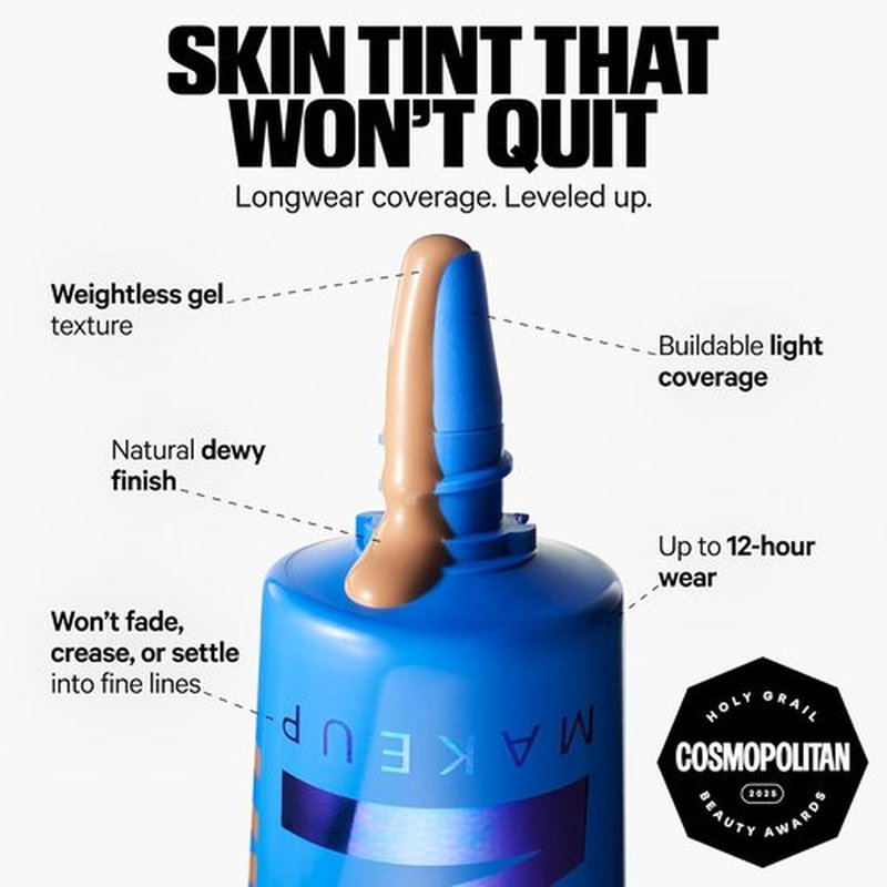 Milk Makeup Hydro Grip Hydrating Gel Skin Tint - 12HR Lightweight Coverage with Hyaluronic Acid for a Natural Dewy Finish