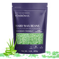 FEMIROWAX Wax Beads, 1lb Hard Wax Beans for Hair Removal Sensitive Skin with Aloe Formula Waxing Beads for Full Body Brazilian Bikini Face Eyebrow at Home Wax Refill for Women Men