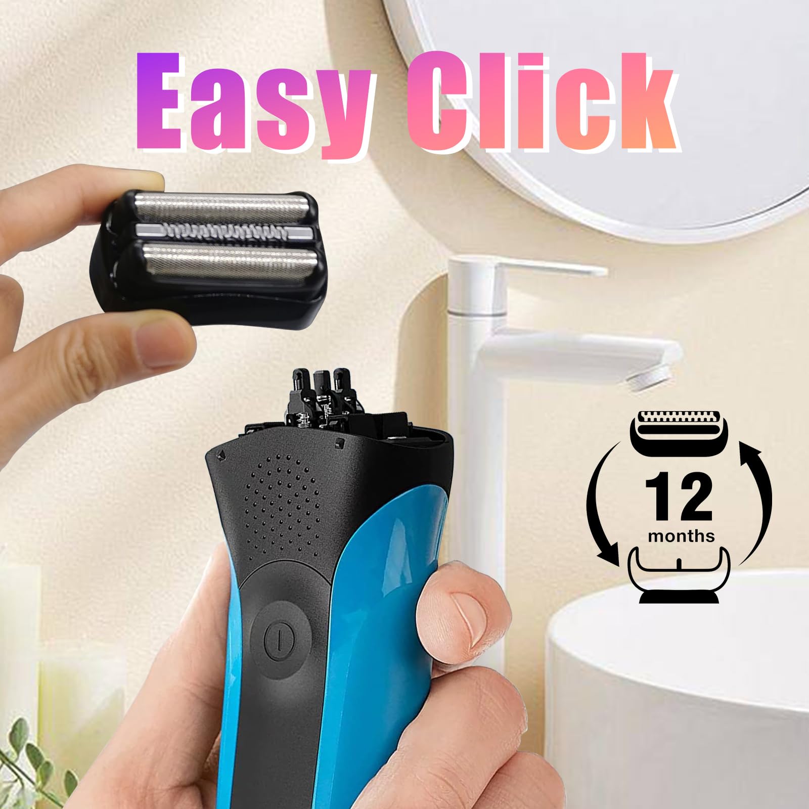 Series 3 21B Replacement Head Compatible with S3 Shaver