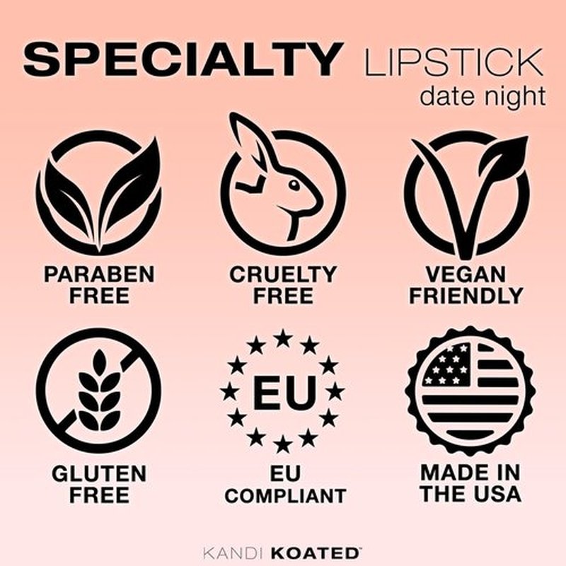 Kandi Koated Date Night Lipstick - Special Edition Creamy Matte Lip Color Kandi Burruss | Luxurious Packaging | Creamy Texture, Rich Colors, Paraben-Free, Cruelty-Free Lipstick | Beauty & Makeup
