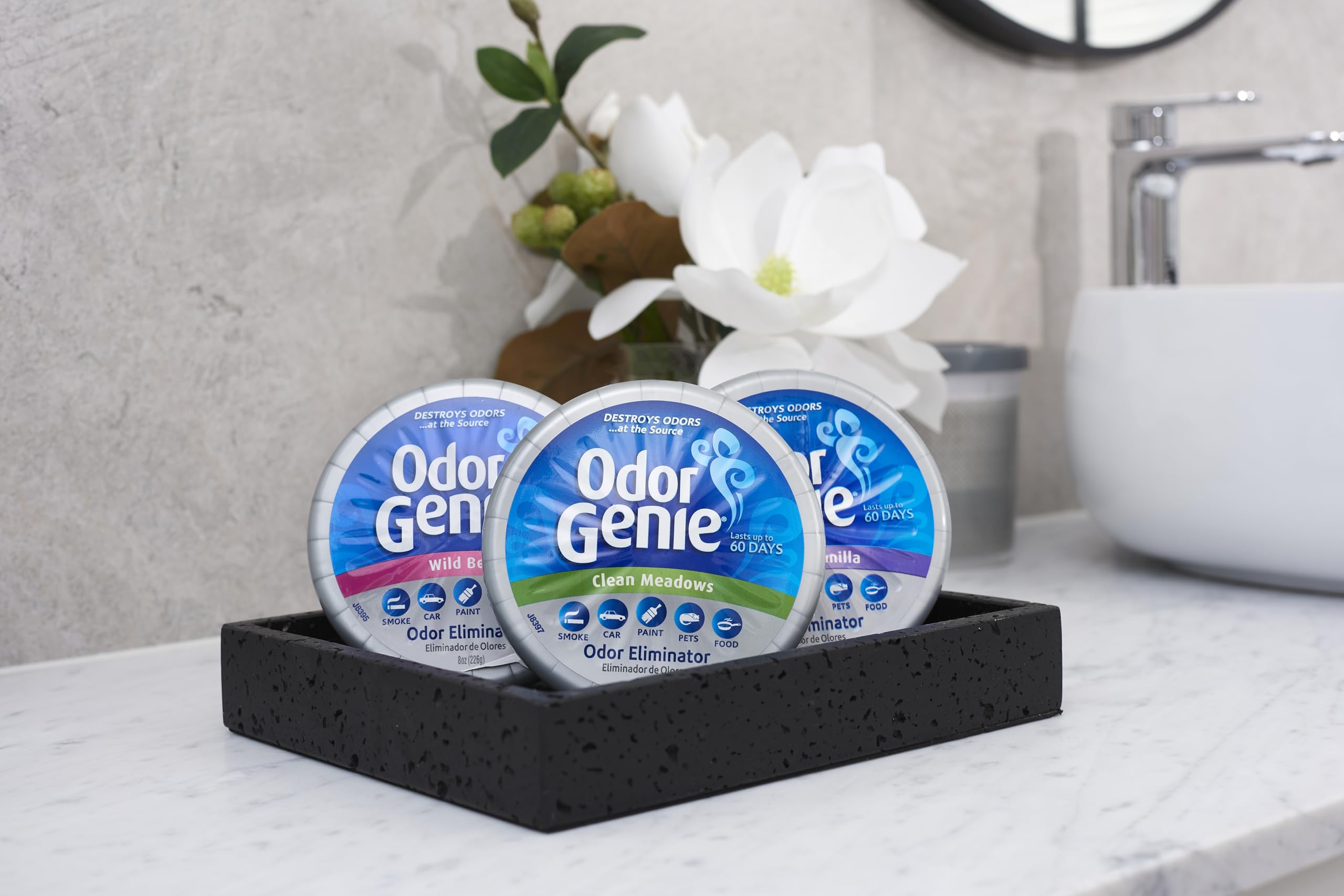 Odor Genie Odor Eliminator with Lavender Vanilla Fragrance-8 oz