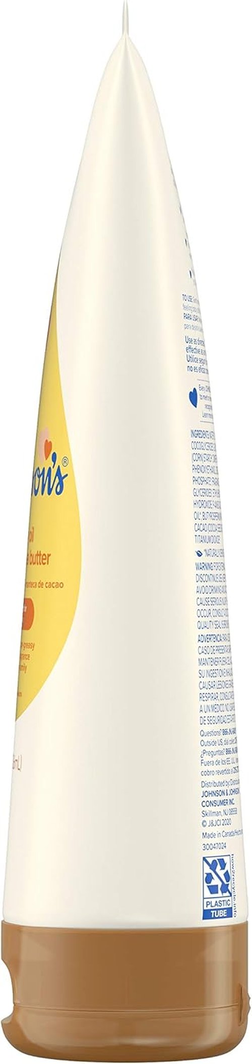 Johnson's Baby Creamy Oil - Moisturizing Body Lotion with Shea & Cocoa Butter | 8 fl. oz