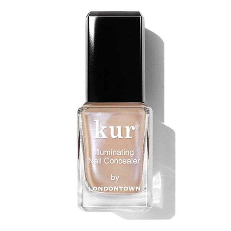 LONDONTOWN Illuminating Nail Concealer - Sheer Brightening Polish & Strengthener for Discolored Nails | 0.4 Fl Oz