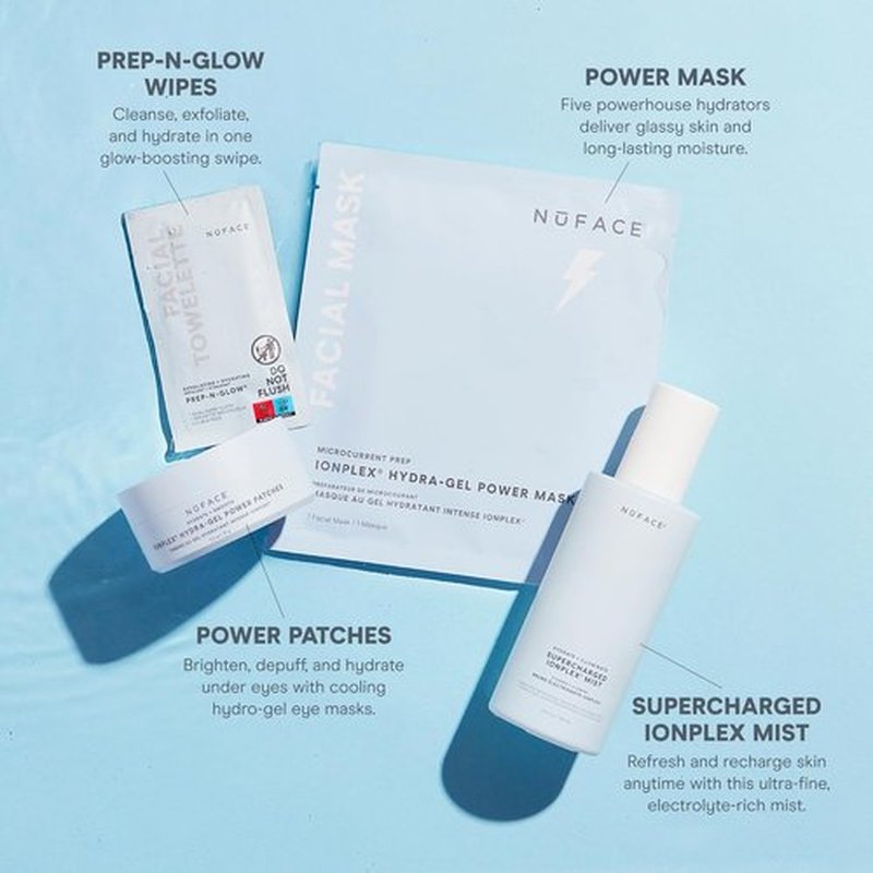 NuFACE IonPlex Hydra-Gel Under Eye Patches - Cooling Treatment for Puffy Eyes & Dark Circles | 60 Count