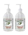 Rebel Green Fresh & Clean Hand Soap - Natural Liquid Hand Soap for Bathroom & Kitchen - Unscented, 12 Fl oz, Pack of 2