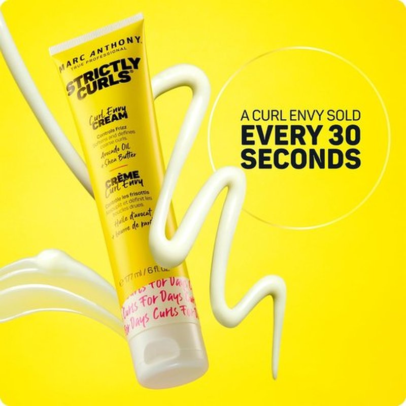 Marc Anthony Curl Cream - Defines & Softens Curly/Wavy Hair with Shea Butter & Oils | Set of 2