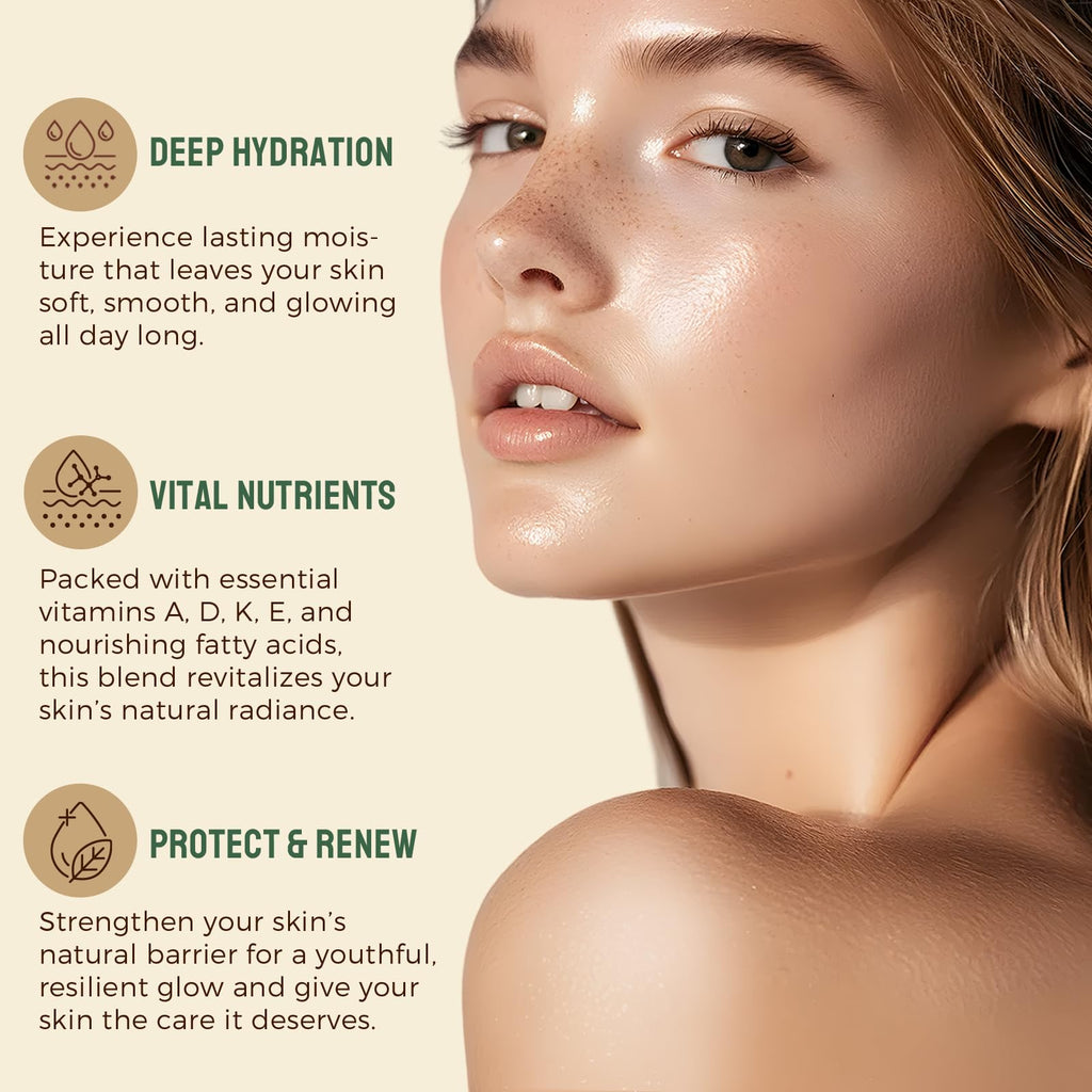 Beef Tallow and Honey Balm for Skin & Face, Grass-Fed Beef Tallow Balm Deeply Nourishing Face Moisturizer, Repairs Skin Barrier for Dry Care, Helps Smooth Appearance Fine Lines & Anti-Aging - 70g