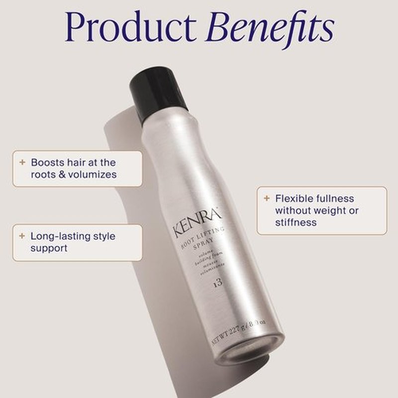 Kenra Root Lifting Spray 13 - Volumizing Foam for Ultimate Lift & Lasting Style | Flexible Fullness for All Hair Types