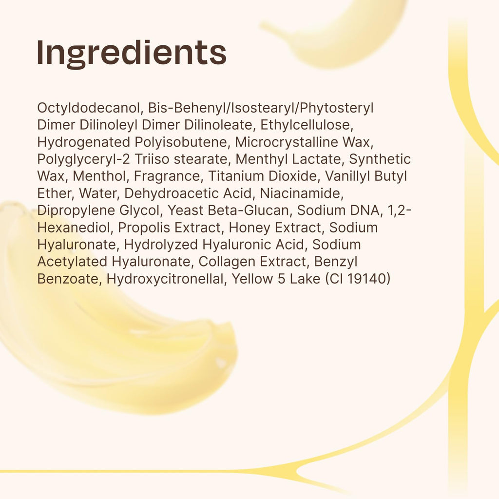 Celladix Overnight Lip Plumping Mask with Banana PDRN – Pudding-Like Melting Balm Texture, Vanilla Scent – Hydrating & Mild Plumping Treatment for Kissable Lips with Honey & Collagen, 0.5 Fl oz