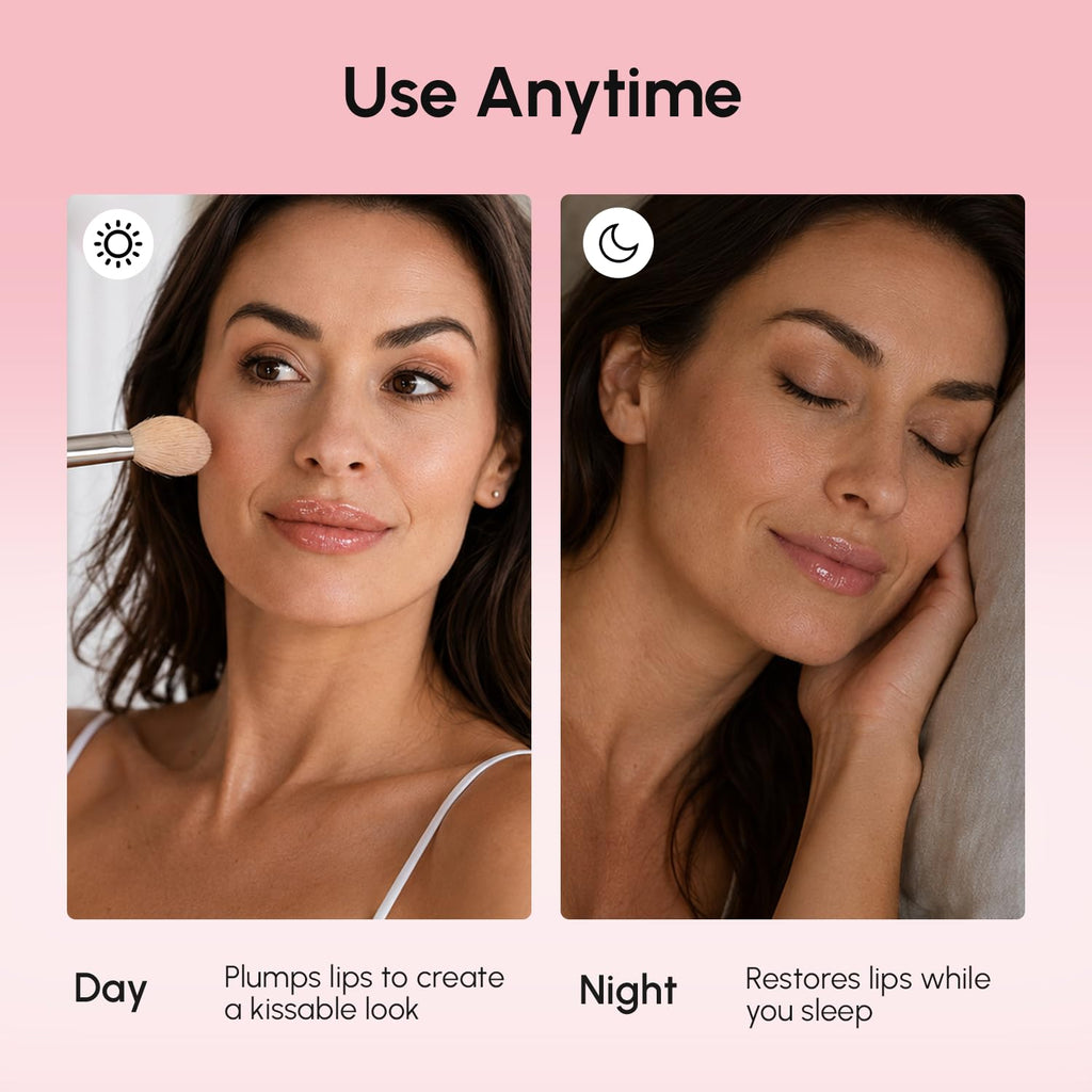 MAREE Lip Mask Overnight 2 Pack - Lip Moisturizer For Very Dry Lips - Hydrating Lip Butter Balm with Hyaluronic Acid & Collagen - Overnight Lip Treatment - Lip Sleeping Mask Repair
