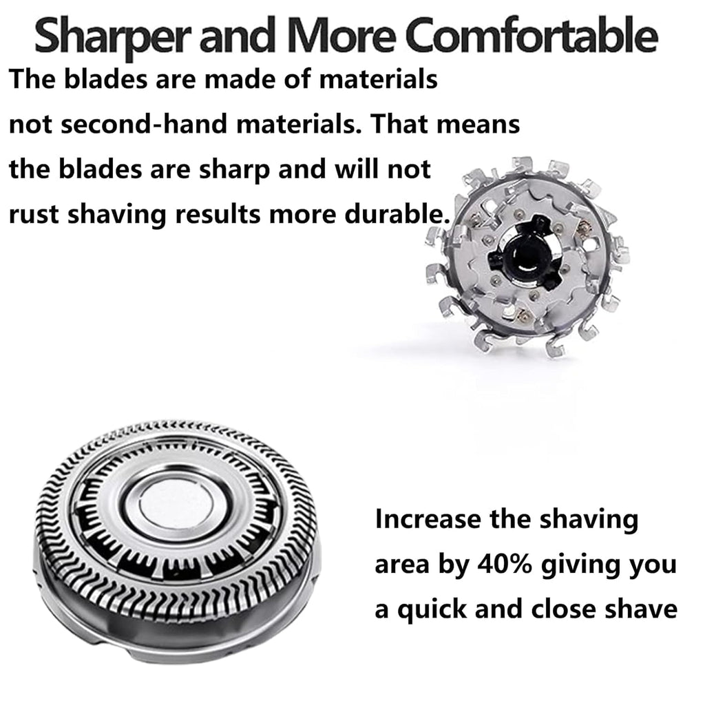 RQ12 Replacement Head SH90 Replacement Head Compatible Shaver Blade for Philipss Norelcos Series 9000 Series 8000 Razor Shaving