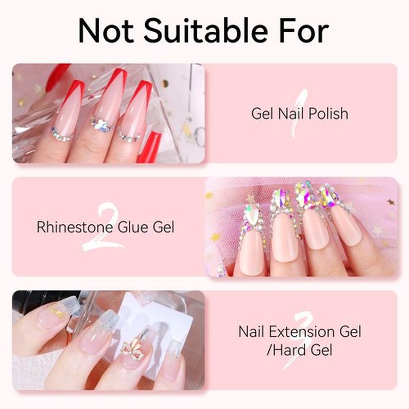 Makartt Press on Nail Glue Remover: 50ML Quick Glue Debonder | Easy Removal with a Dropper Applicator | Updated Formula with Vitamin E | No Acetone/Hema | For Fake Nails,Semicure Stickers,Large