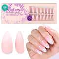 Beetles Almond Press on Nails - 210Pcs Ombre Medium Almond Nails Press on Nails 4-in-1 French Tip Press On Nails Press on 15 Sizes