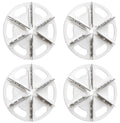 Electrolux Fabric Shaver Replacement Blades, 4-Pack, High Qulity 6-Leaf Blades for Safe and Efficient Lint and Pill Removal, Only Compatible with Electrolux Rechargeable Lint Remover