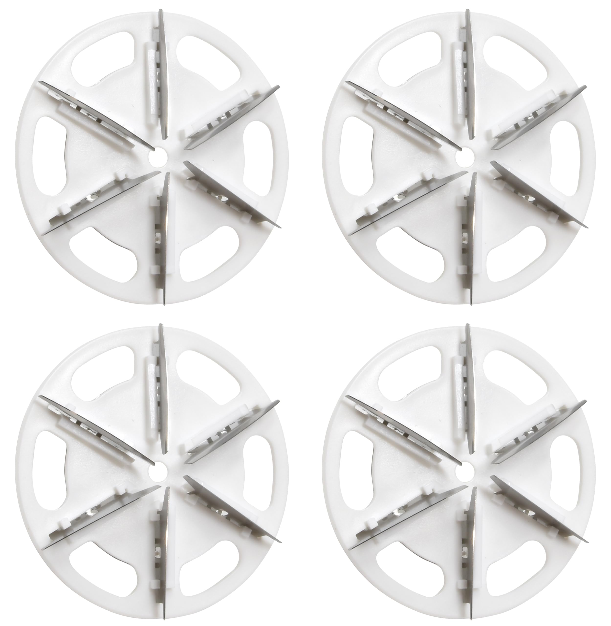 Electrolux Fabric Shaver Replacement Blades, 4-Pack, High Qulity 6-Leaf Blades for Safe and Efficient Lint and Pill Removal, Only Compatible with Electrolux Rechargeable Lint Remover