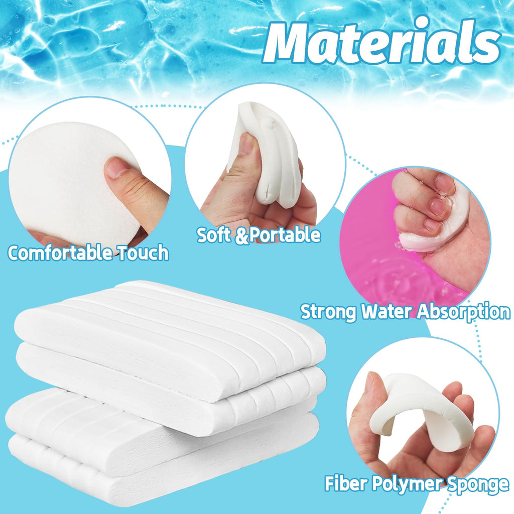 240 Pieces Facial Sponge Compressed,Round Face Cleansing Sponge Pad,Exfoliating Wash Face Sponges Sponge for Makeup Removal,Mask,Spa