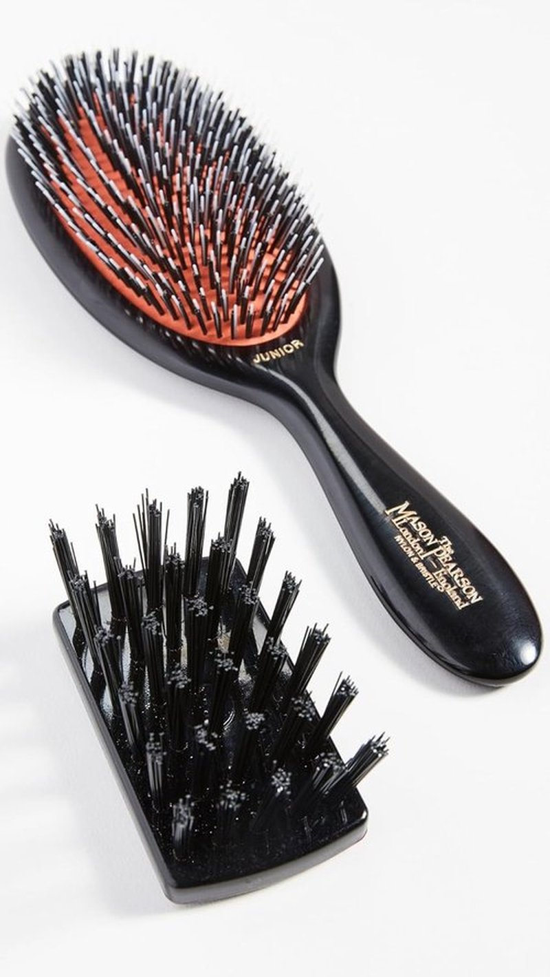 Mason Pearson Junior Mixed Bristle & Nylon Hair Brush - Ideal for All Hair Types | BN2