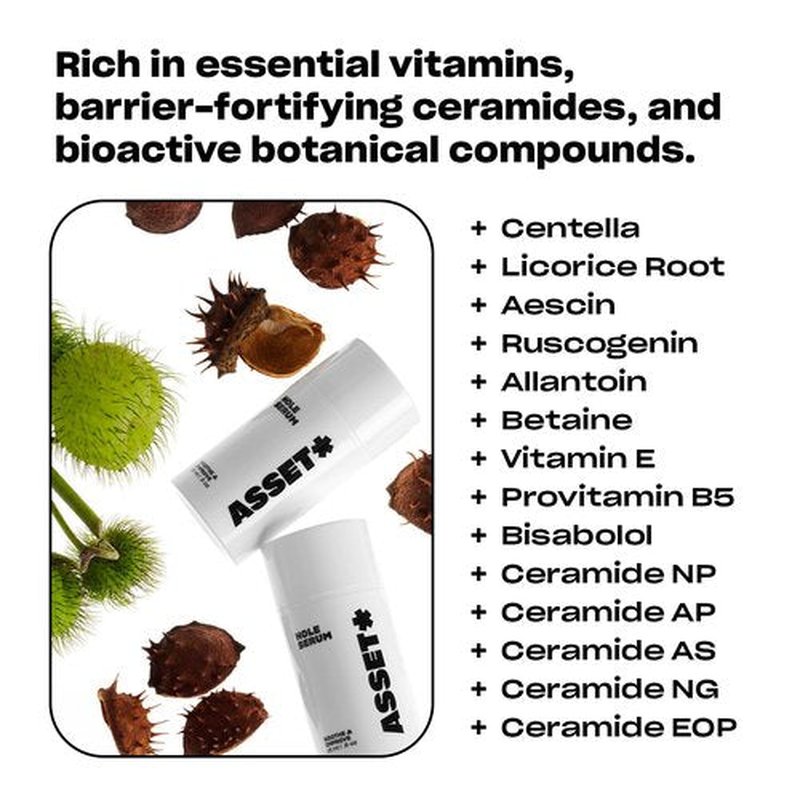 Asset Hole Serum – Soothing Daily Serum for Perianal Skin Health & Radiance – 15ml (.5oz) | Hydrates, Strengthens, Improves Skin Texture | Gentle, pH Balanced, Non-Greasy Formula