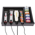 CestoMen Barber Clipper Tray, Clipper Organizer Razor Case with 4 Notches, Anti-slip Hair Trimmer Holder Tray, Barber Tool Box