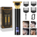 𝑵𝒆𝒘 𝑼𝒑𝒈𝒓𝒂𝒅𝒆𝒅 Hair Clippers for Mens Hair Trimmer T-Blade Trimmer Professional Haircut & Grooming Kit Rechargeable Clippers Hair Trimmer Shaver LCD Display (Black)