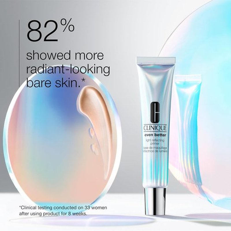 Clinique Even Better Face Primer - Hydrating & Illuminating with Vitamin C + Hyaluronic Acid | All Skin Types