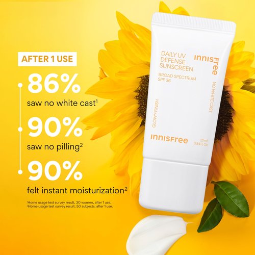 innisfree Brighten + Protect Set, Skincare Set with Korean Sunscreen for Face and Vitamin C Serum for Glow and Radiance