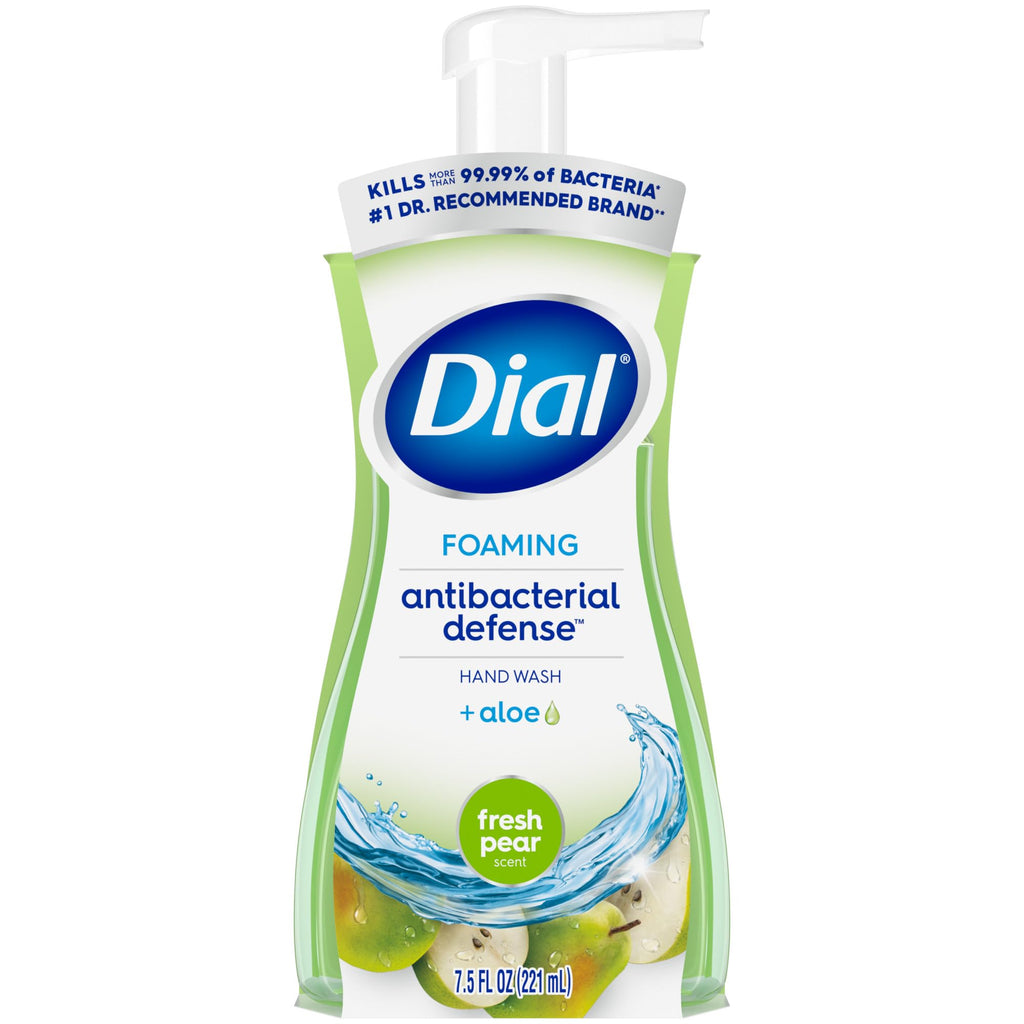 Dial Antibacterial Foaming Hand Soap, Fresh Pear, 7.5 fl oz